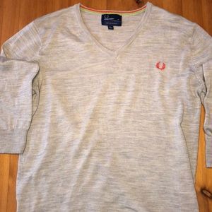 ‼️Fred Perry V-Neck Sweater size medium